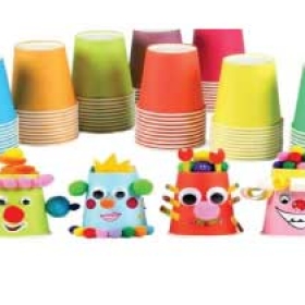 Ly Giấy Tái Sử Dụng Làm Đồ Handmade 