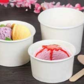 Tô Giấy Đựng Kem Được Cấu Tạo Bởi 2 lớp PE