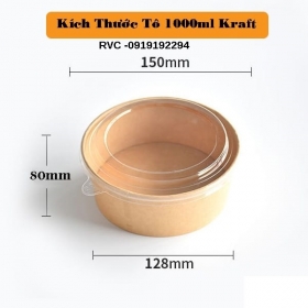 Hộp giấy thức ăn nhanh nâu kraft 