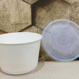 Tô Giấy 1000ml Đựng Được Thức Ăn Nóng Lạnh Mang Đi