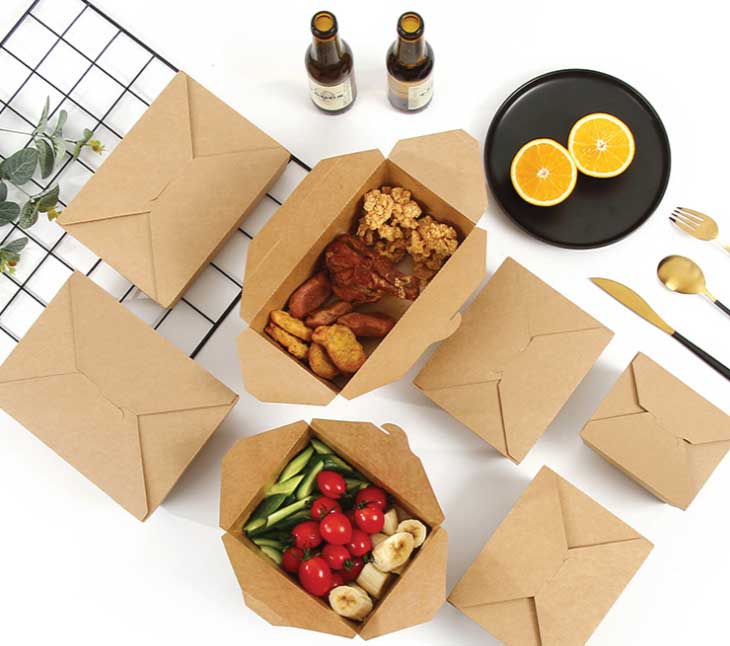 hộp giấy kraft đựng thực phẩm
