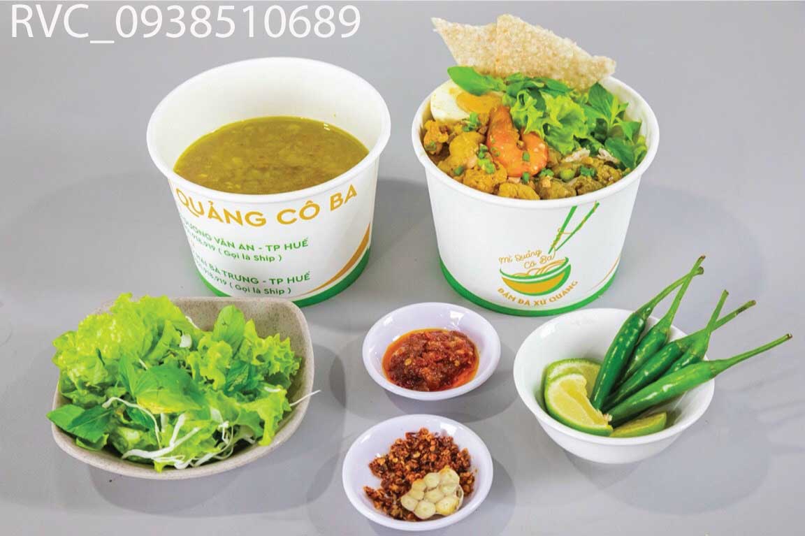 tô giấy đựng hủ tiếu nước