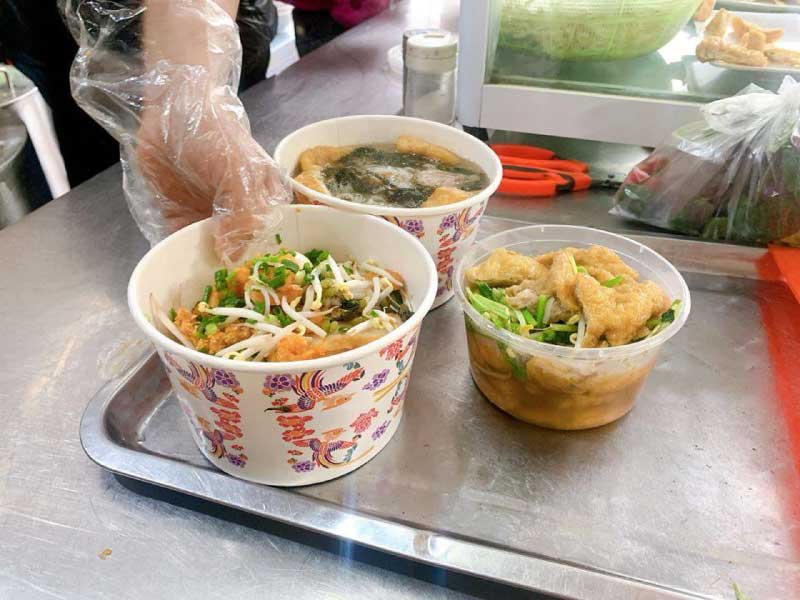 tô giấy đựng phở