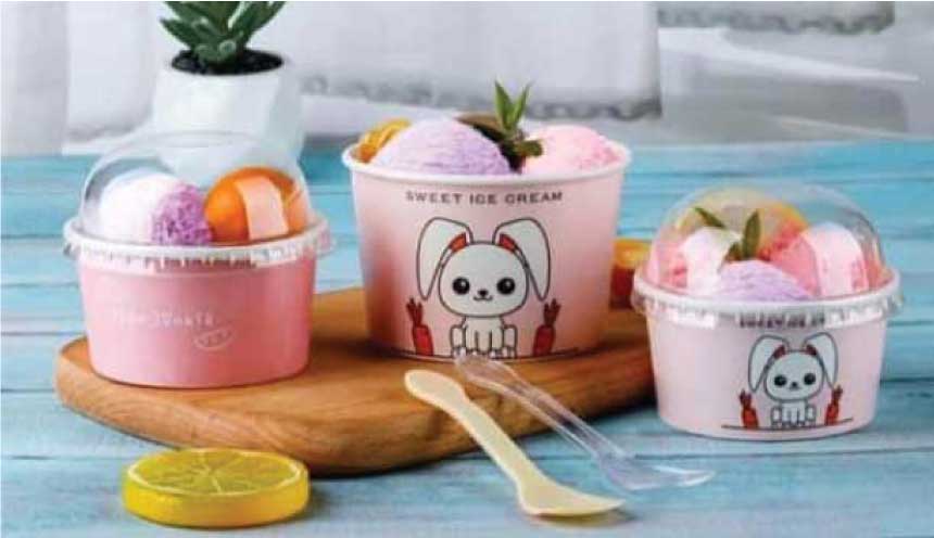 tô giấy đựng kem